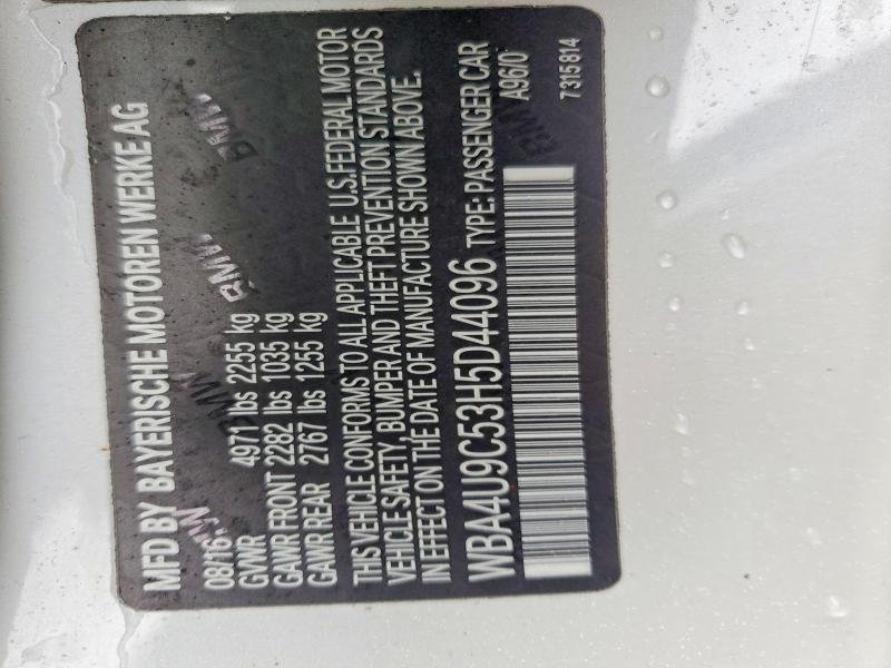 Продажа на аукционе авто 2017 Bmw 430xi, vin: WBA4U9C53H5D44096, номер лота: 45883276