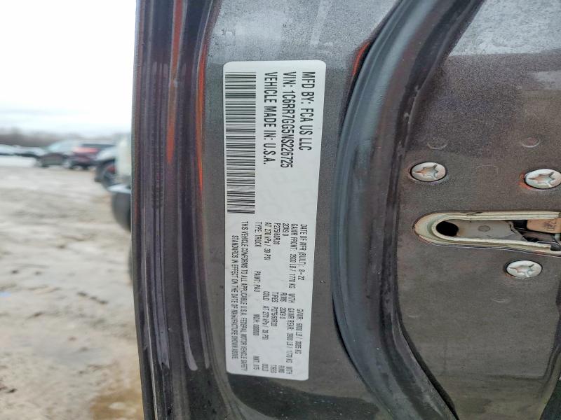 Продажа на аукционе авто 2022 Ram 1500 Classic, vin: 1C6RR7GG5NS226725, номер лота: 47697466