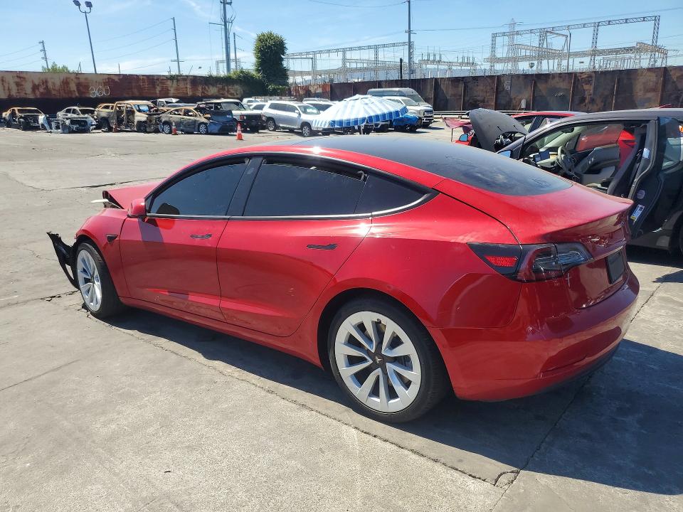 2022 Tesla Model 3 მანქანა იყიდება აუქციონზე, vin: 5YJ3E1EA4NF203522, აუქციონის ნომერი: 46220986