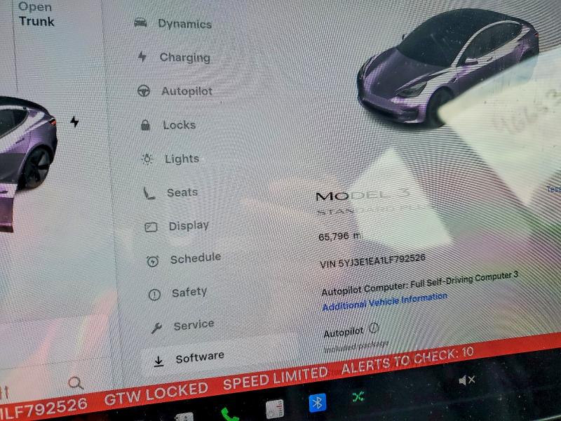 Продажа на аукционе авто 2020 Tesla Model 3, vin: 5YJ3E1EA1LF792526, номер лота: 46653136