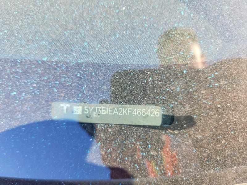 47345366 :رقم المزاد ، 5YJ3E1EA2KF466426 vin ، 2019 Tesla Model 3 مزاد بيع