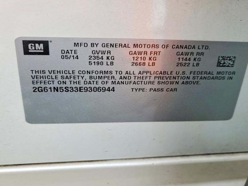 Auction sale of the 2014 Cadillac Xts, vin: 2G61N5S33E9306944, lot number: 47522676