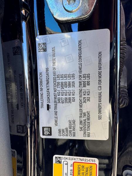 Aukcja sprzedaży 2022 Gmc Yukon Xl, vin: 1GKS1FKT7NR214765, numer aukcji: 48012396