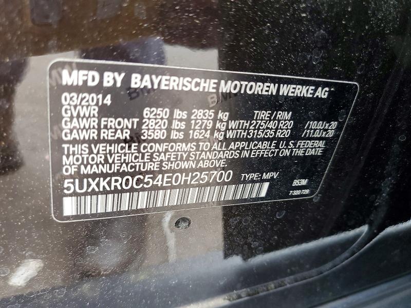 Aukcja sprzedaży 2014 Bmw X5, vin: 5UXKR0C54E0H25700, numer aukcji: 45833796