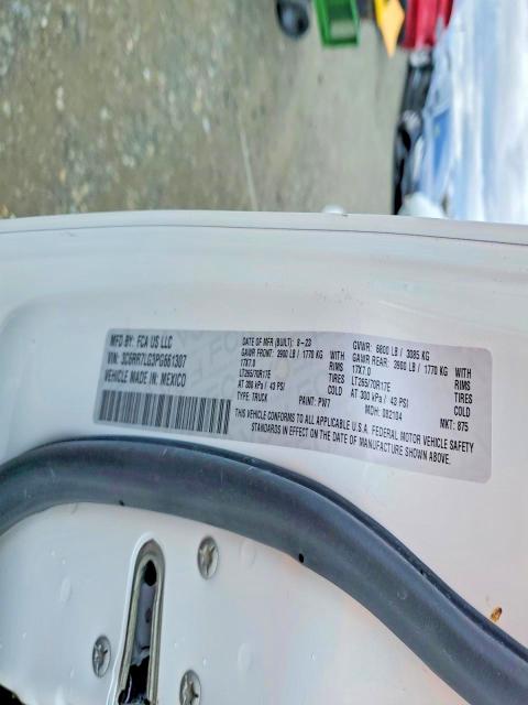 78032275 :رقم المزاد ، 3C6RR7LG3PG661307 vin ، 2023 Ram 1500 Classic مزاد بيع