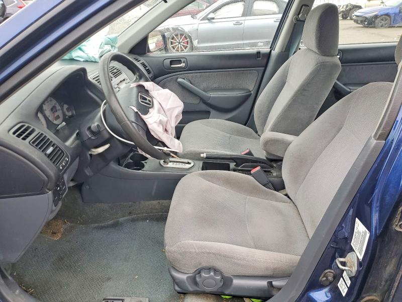 Продаж на аукціоні авто 2002 Honda Civic, vin: 2HGES26882H586715, номер лоту: 54403996
