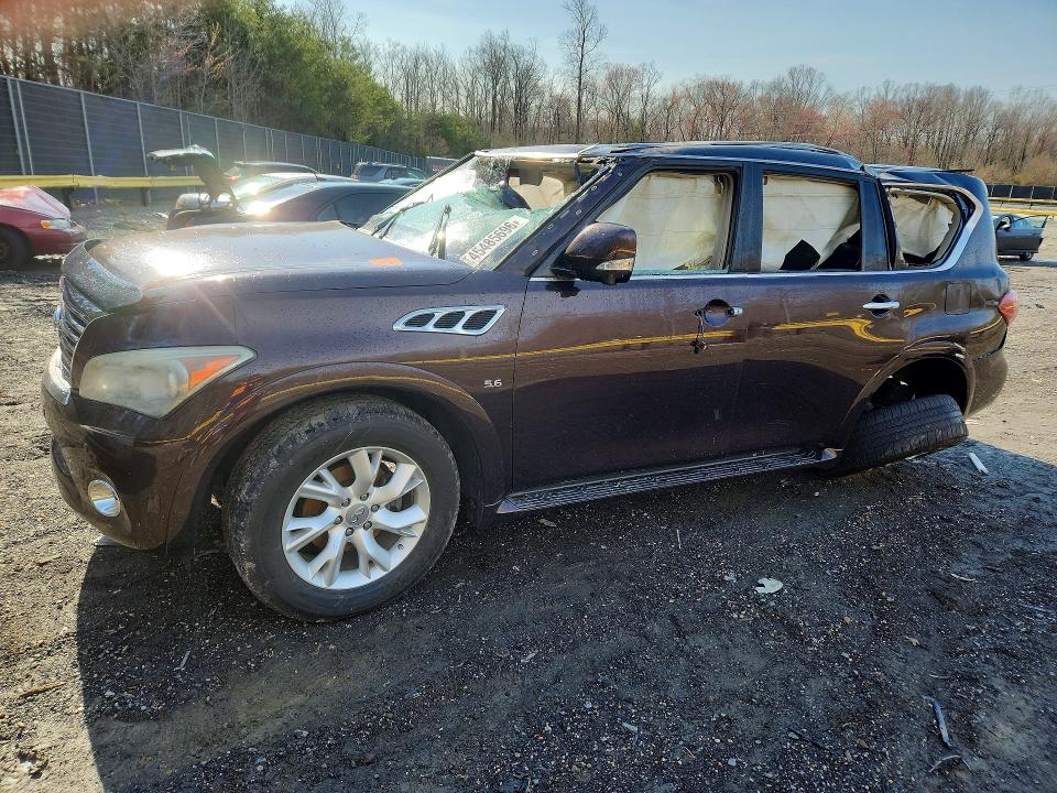 45485696 :رقم المزاد ، JN8AZ2NF8E9554168 vin ، 2014 Infiniti Qx80 مزاد بيع