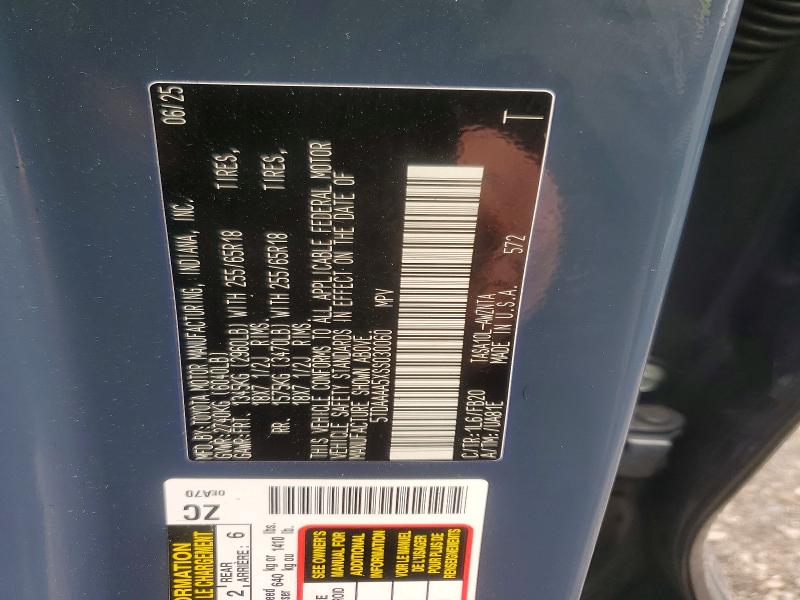 Продажа на аукционе авто 2025 Toyota Grand Highlander, vin: 5TDAAAA5XSS030060, номер лота: 46311286