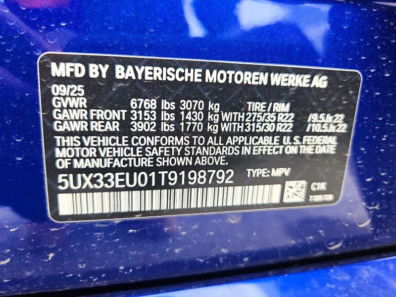 Продажа на аукционе авто 2026 Bmw X5, vin: 5UX33EU01T9198792, номер лота: 47977236