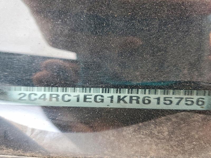 2019 Chrysler Pacifica მანქანა იყიდება აუქციონზე, vin: 2C4RC1EG1KR615756, აუქციონის ნომერი: 78524355