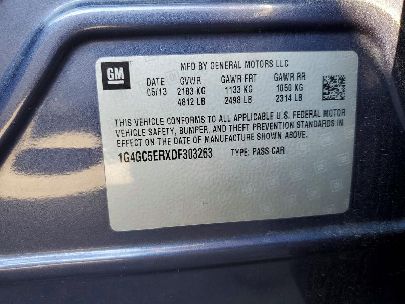 Aukcja sprzedaży 2013 Buick Lacrosse, vin: 1G4GC5ERXDF303263, numer aukcji: 46521876