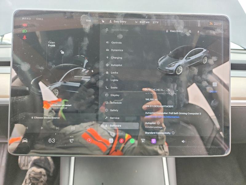 41619266 :رقم المزاد ، 5YJ3E1EA8KF543011 vin ، 2019 Tesla P100 D مزاد بيع