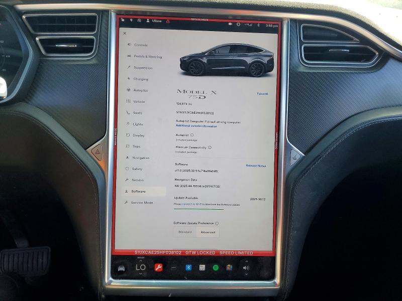 Продажа на аукционе авто 2017 Tesla Model X, vin: 5YJXCAE25HF038102, номер лота: 47119096