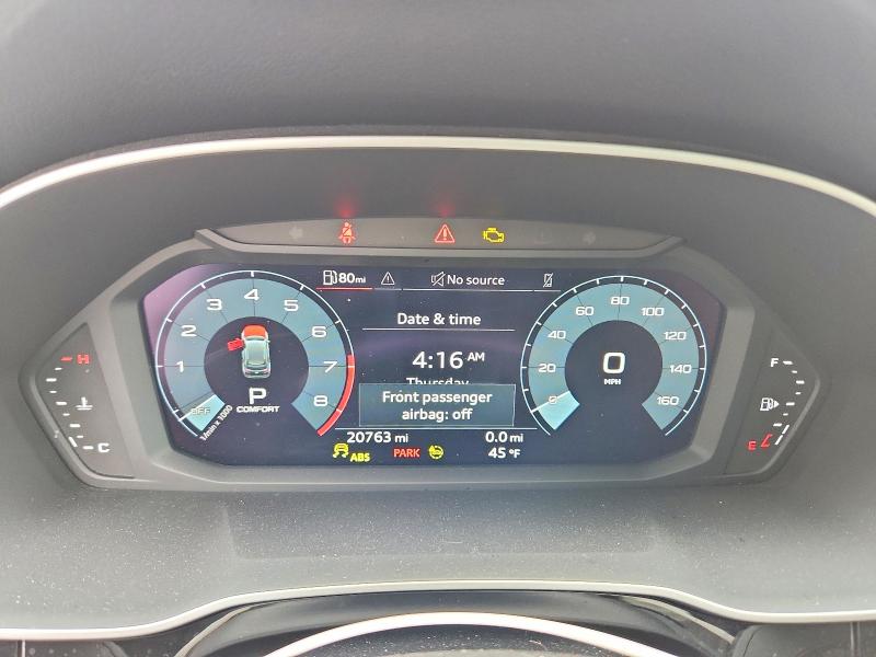 Aukcja sprzedaży 2022 Audi Q3, vin: WA1EECF31N1051500, numer aukcji: 45584276