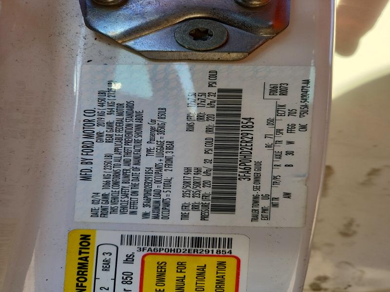 Продажа на аукционе авто 2014 Ford Fusion, vin: 3FA6P0HD2ER291854, номер лота: 46300846