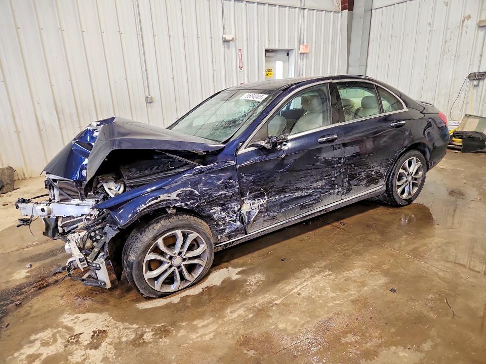 79604045 :رقم المزاد ، 55SWF4KB8GU145036 vin ، 2016 Mercedes-benz C مزاد بيع