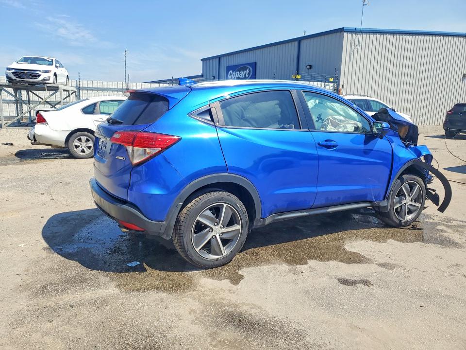 2022 Honda Hr-v მანქანა იყიდება აუქციონზე, vin: 3CZRU6H57NM735930, აუქციონის ნომერი: 46827466