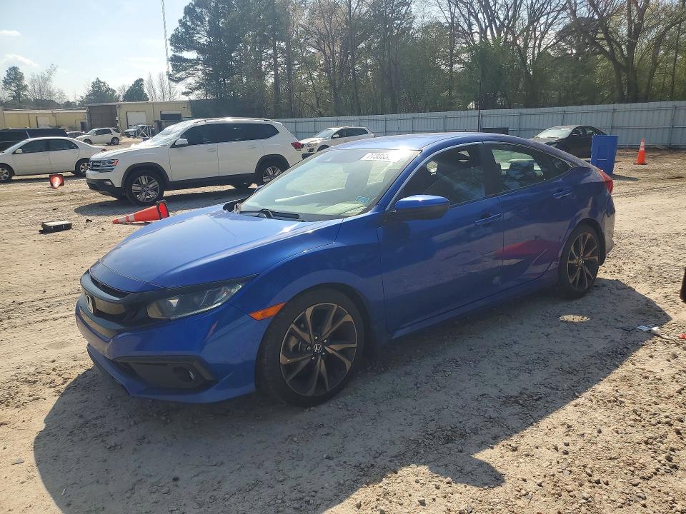 77366525 :رقم المزاد ، 2HGFC2F83LH564303 vin ، 2020 Honda Civic مزاد بيع