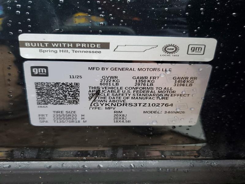 Продаж на аукціоні авто 2026 Cadillac Xt5, vin: 1GYKNDRS3TZ102764, номер лоту: 41758576