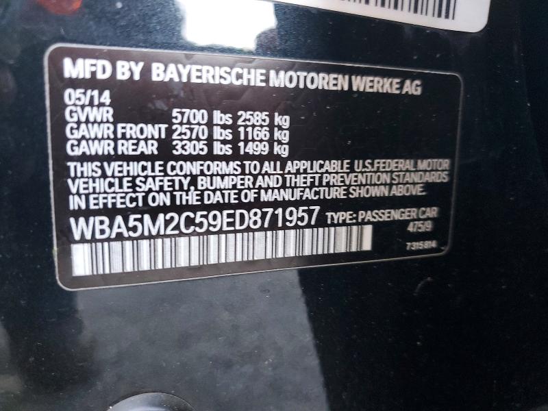 Продаж на аукціоні авто 2014 Bmw 535, vin: WBA5M2C59ED871957, номер лоту: 46205196
