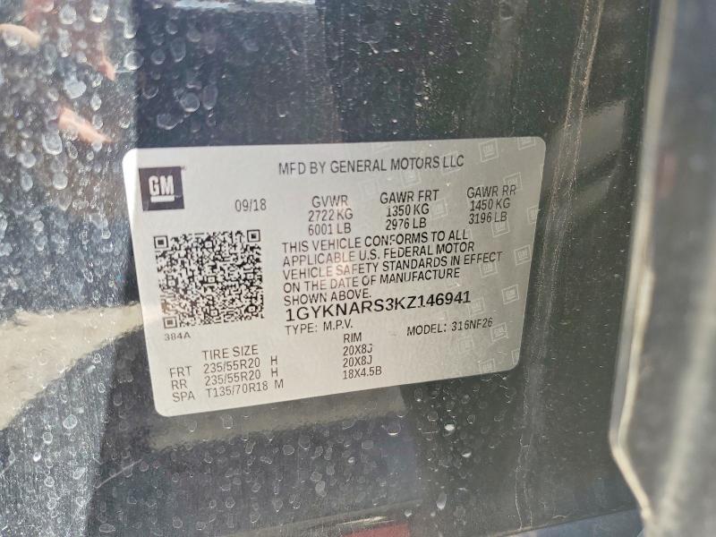Продажа на аукционе авто 2019 Cadillac Xt5, vin: 1GYKNARS3KZ146941, номер лота: 46934776