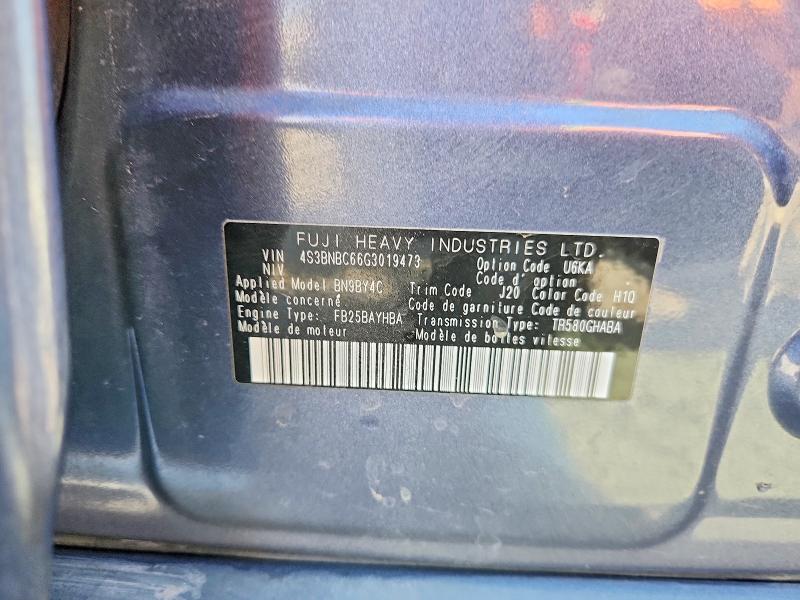 Продажа на аукционе авто 2016 Subaru Legacy, vin: 4S3BNBC66G3019473, номер лота: 48110766
