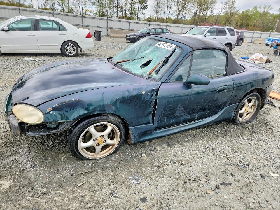 2002 Mazda Mx-5 Miata მანქანა იყიდება აუქციონზე, vin: JM1NB353120227379, აუქციონის ნომერი: 47971466