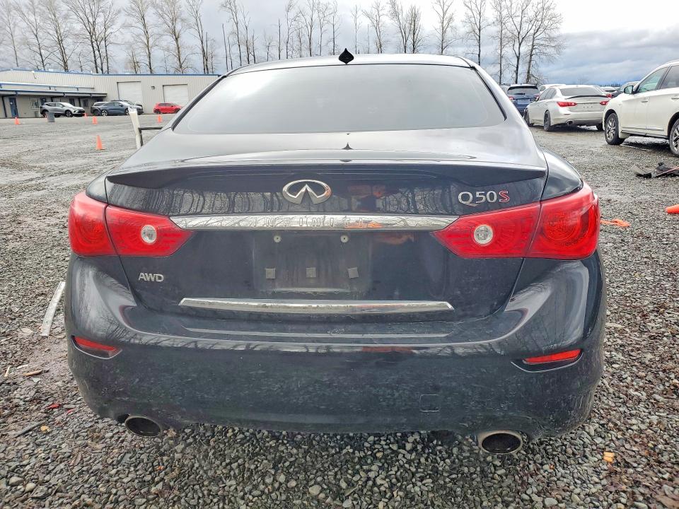 47126716 :رقم المزاد ، JN1BV7AR2FM414885 vin ، 2015 Infiniti Q50 مزاد بيع