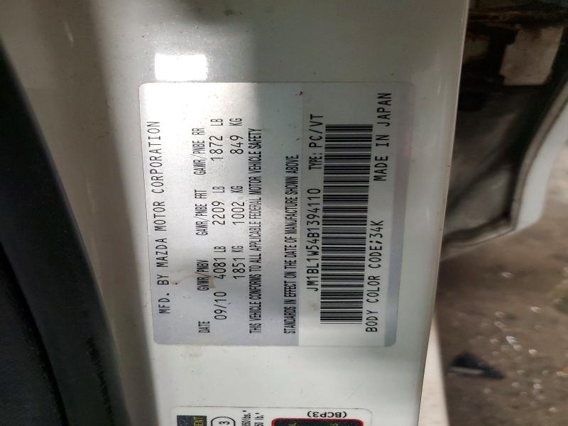 41951546 :رقم المزاد ، JM1BL1W54B1394110 vin ، 2011 Mazda 3 مزاد بيع