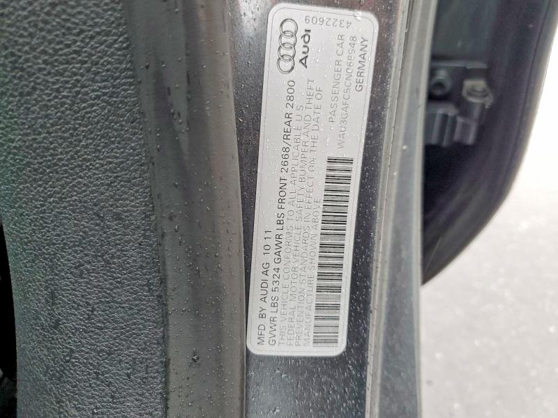 2012 Audi A7 მანქანა იყიდება აუქციონზე, vin: WAU3GAFC5CN069948, აუქციონის ნომერი: 46984016