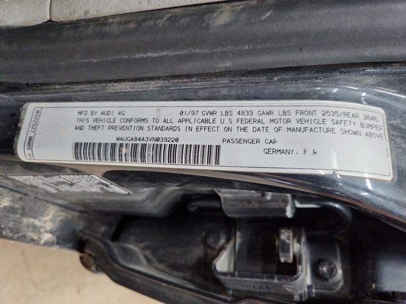 Aukcja sprzedaży 1997 Audi A6, vin: WAUGA84A3VN039220, numer aukcji: 79242915