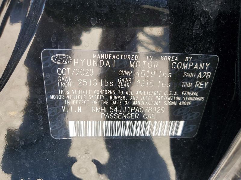 Продажа на аукционе авто 2023 Hyundai Sonata Hybrid, vin: KMHL54JJ1PA078929, номер лота: 47029386