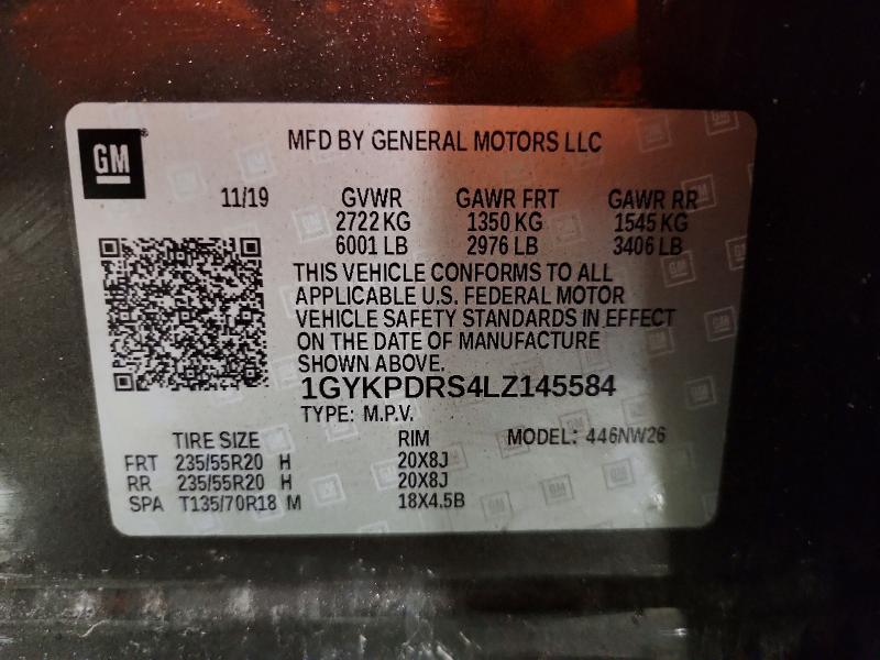 Продаж на аукціоні авто 2020 Cadillac Xt6, vin: 1GYKPDRS4LZ145584, номер лоту: 78598325