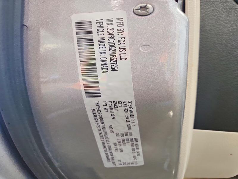 47710946 :رقم المزاد ، 2C4RC1DG2MR527254 vin ، 2021 Chrysler Voyager مزاد بيع