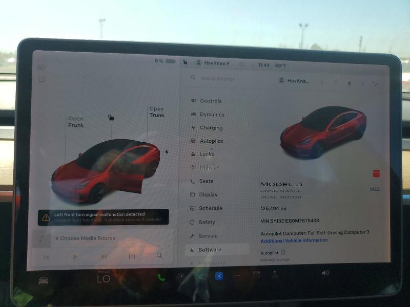 Продаж на аукціоні авто 2021 Tesla Model 3, vin: 5YJ3E1EB0MF875438, номер лоту: 46155216