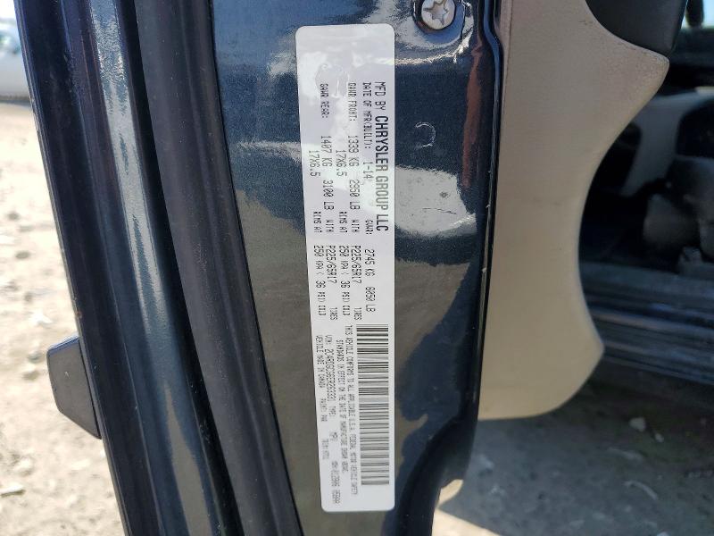 46982346 :رقم المزاد ، 2C4RDGCG6ER263331 vin ، 2014 Dodge Grand Caravan مزاد بيع