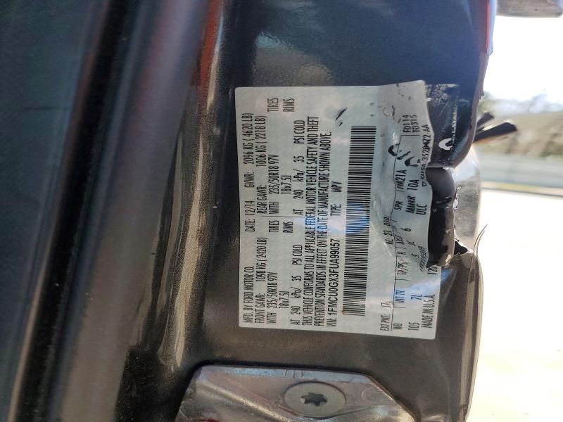 Aukcja sprzedaży 2015 Ford Escape, vin: 1FMCU0GX3FUA99057, numer aukcji: 45798296