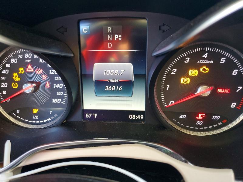 41973686 :رقم المزاد ، 55SWF4JB7GU132876 vin ، 2016 Mercedes-benz C مزاد بيع
