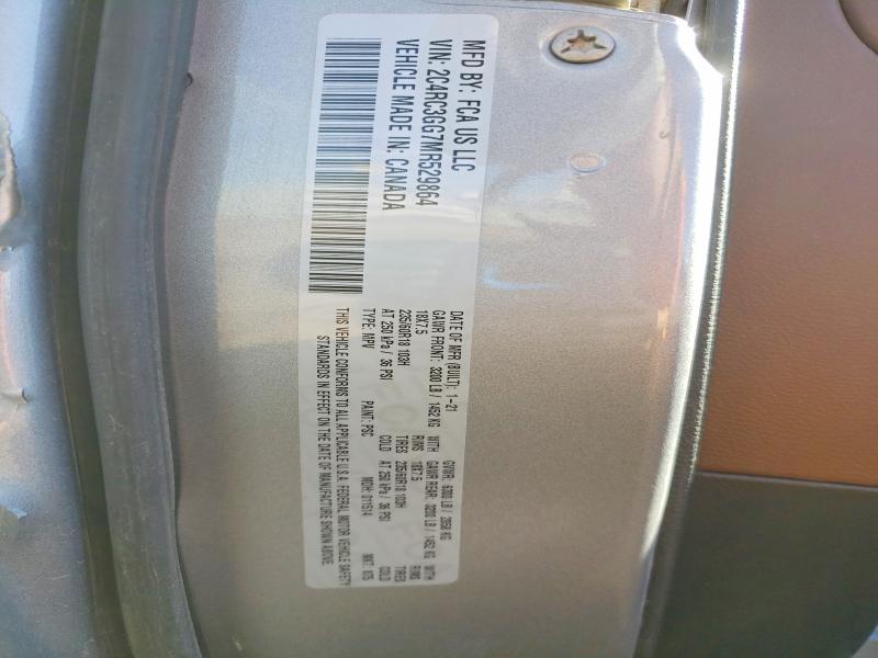 79943055 :رقم المزاد ، 2C4RC3GG7MR529864 vin ، 2021 Chrysler Pacifica مزاد بيع