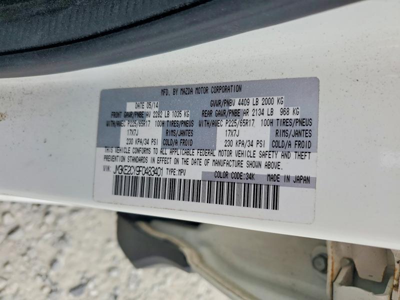 Aukcja sprzedaży 2015 Mazda Cx-5, vin: JM3KE2CY9F0483401, numer aukcji: 47977846