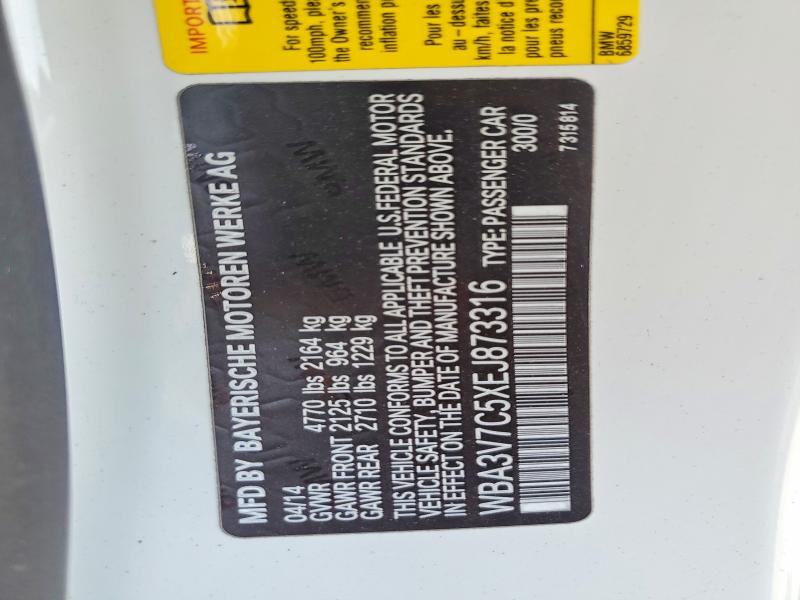 Aukcja sprzedaży 2014 Bmw 428, vin: WBA3V7C5XEJ873316, numer aukcji: 47044686