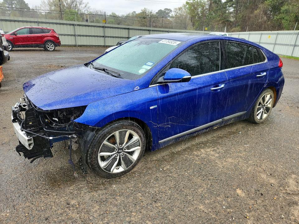 2019 Hyundai Ioniq Hybrid მანქანა იყიდება აუქციონზე, vin: KMHC05LCXKU129595, აუქციონის ნომერი: 41784926