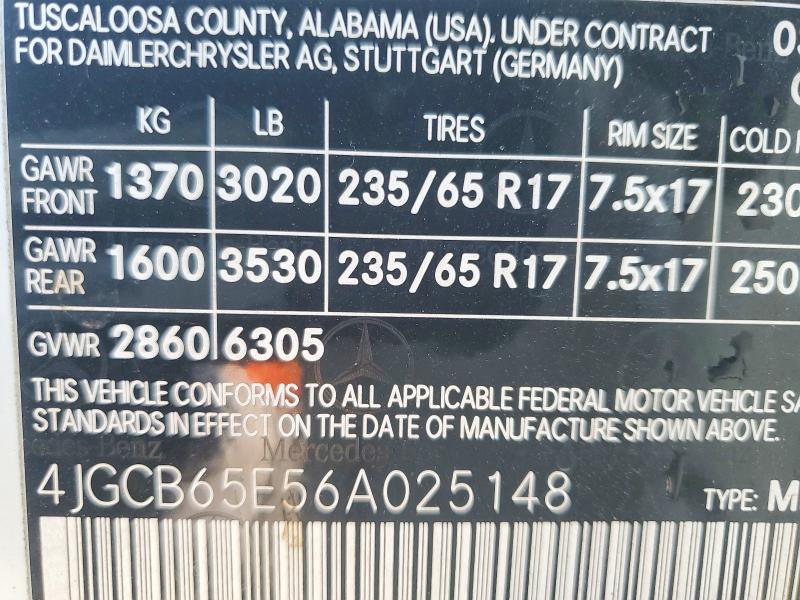 Продажа на аукционе авто 2006 Mercedes-benz R, vin: 4JGCB65E56A025148, номер лота: 46832856