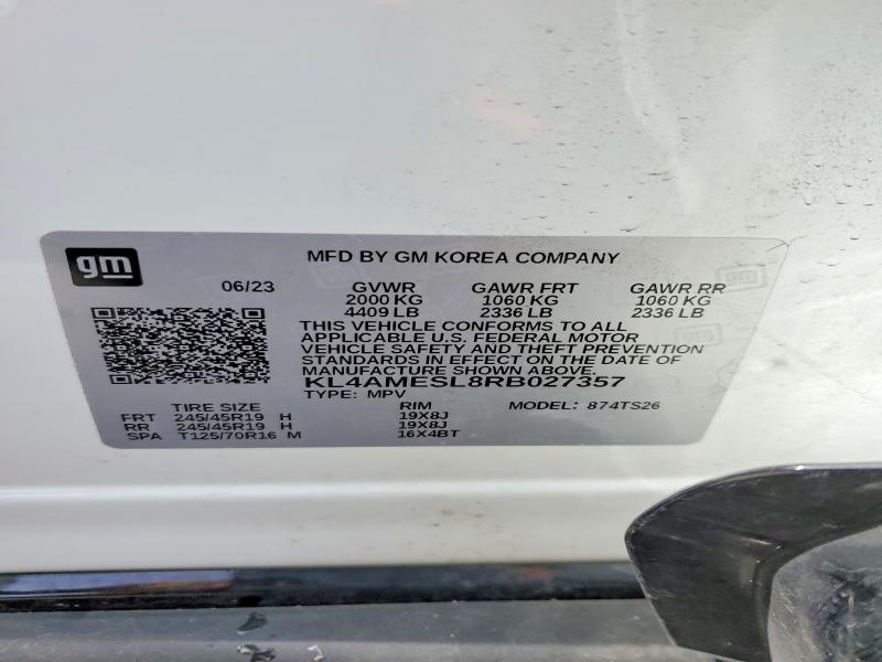 46113756 :رقم المزاد ، KL4AMESL8RB027357 vin ، 2024 Buick Encore Gx مزاد بيع