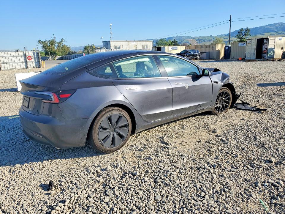 2025 Tesla Model 3 მანქანა იყიდება აუქციონზე, vin: 5YJ3E1EA5SF999919, აუქციონის ნომერი: 46753906