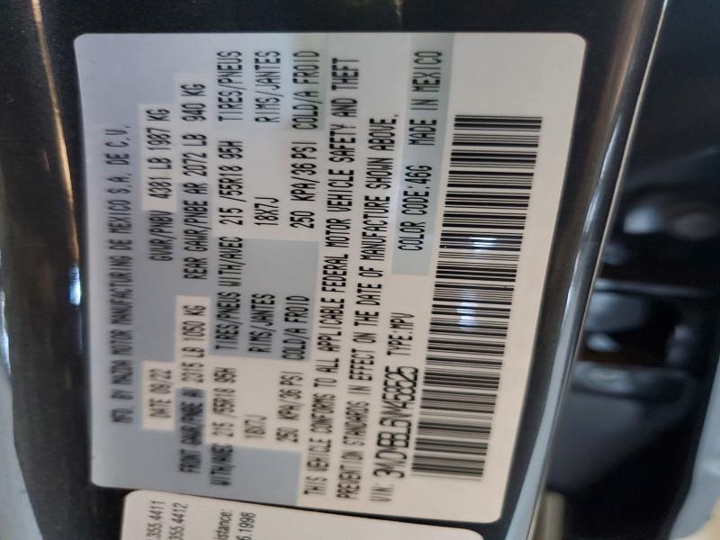 47577226 :رقم المزاد ، 3MVDMBBL6NM458525 vin ، 2022 Mazda Cx-30 مزاد بيع