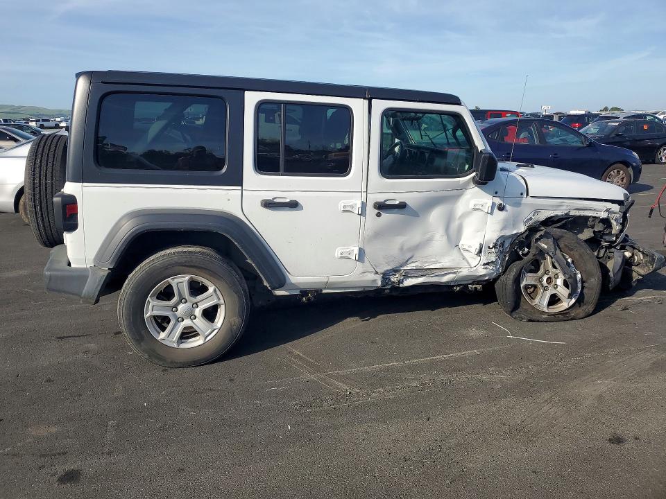 45628596 :رقم المزاد ، 1C4HJXDG2MW519392 vin ، 2021 Jeep Wrangler Unlimited مزاد بيع