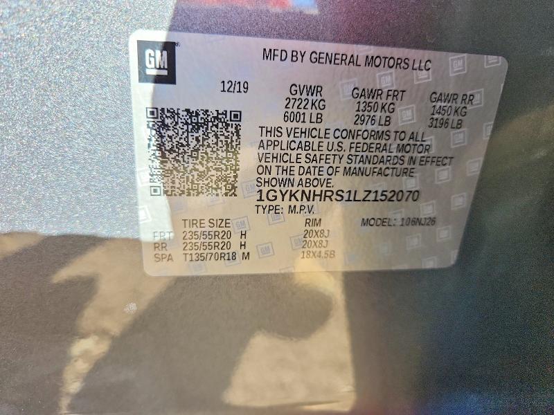 Продажа на аукционе авто 2020 Cadillac Xt5, vin: 1GYKNHRS1LZ152070, номер лота: 41608916