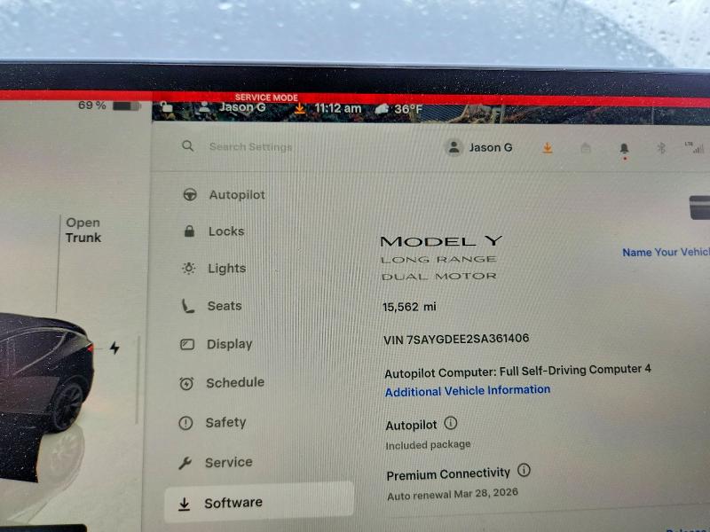 2025 Tesla Model Y მანქანა იყიდება აუქციონზე, vin: 7SAYGDEE2SA361406, აუქციონის ნომერი: 46924006