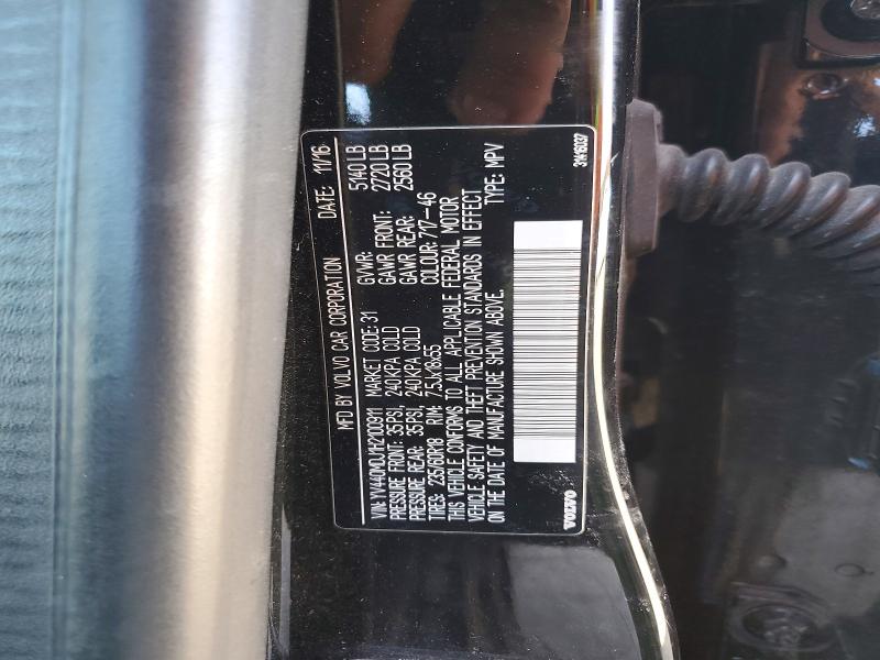 Продаж на аукціоні авто 2017 Volvo Xc60, vin: YV440MDJ1H2100911, номер лоту: 46121906